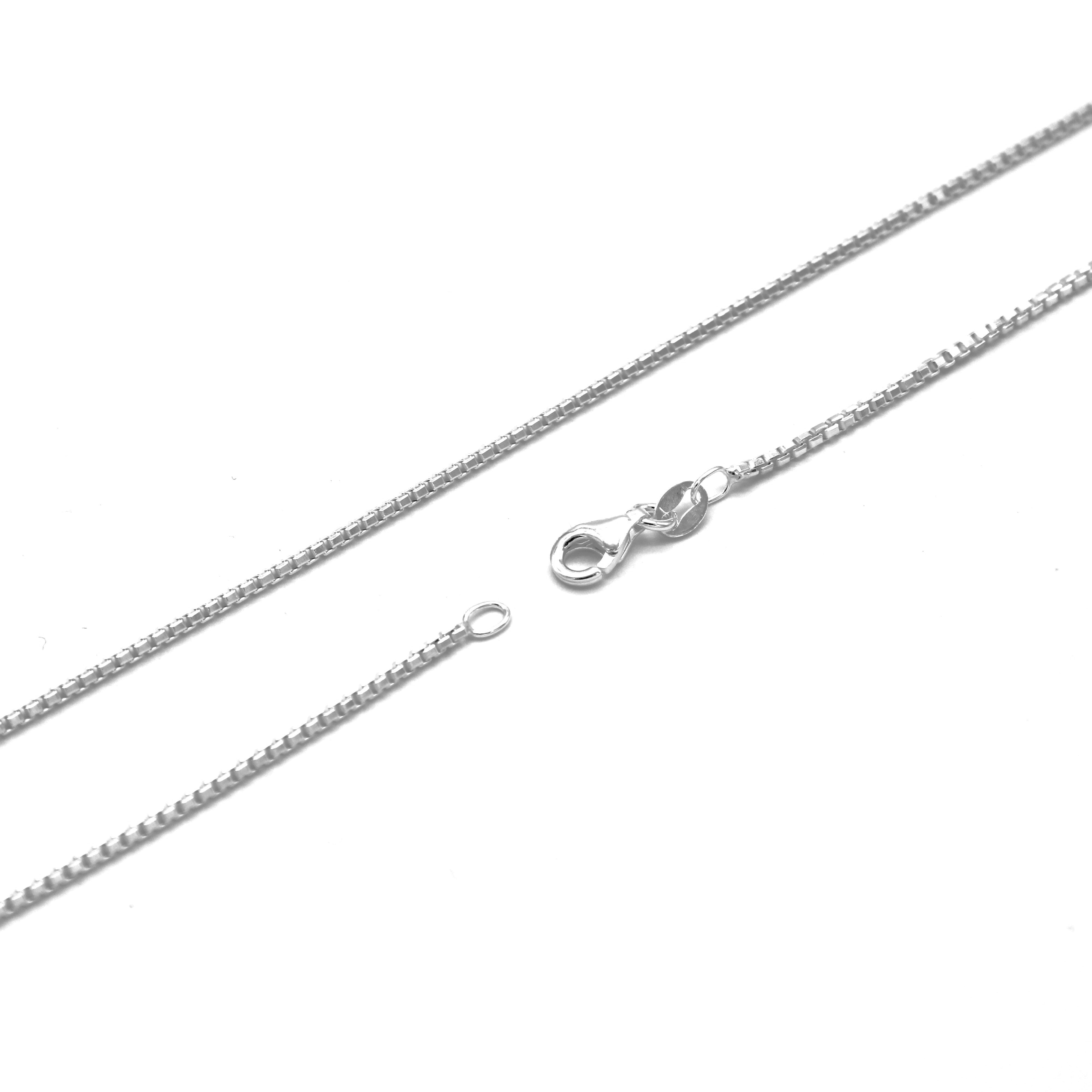 Venezianerkette 925 Silber Rhodiniert 1,6mm